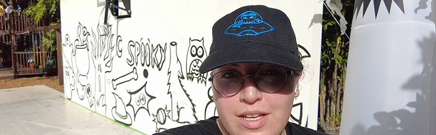 jbluery does a mural for derma v! Mural is featured in their new product launch!